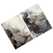 2 PIEZAS Decoración de Pared Colgante Mármol Textura Póster Impresiones Minimalista