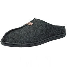 Zapatillas zueco Alpine Swiss para hombre fieltro imitación lana cómodo cojín casa zapatos