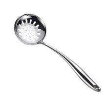 Cucharas coladoras de utensilios de cocina de acero inoxidable para cocinar antiadherentes