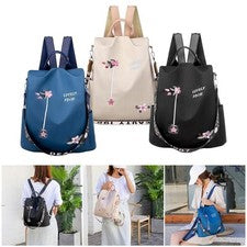 Mochila Mujer Monedero, Nylon Impermeable Bandolera Pequeña Bolsa de Viaje