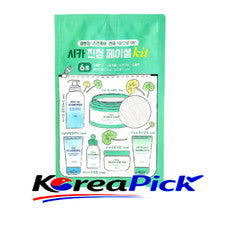 Kit de cuidado de la piel facial calmante CICA 6 piezas tamaño de viaje para piel sensible