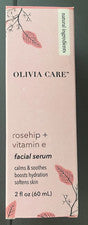 OLIVIA CARE ROSA MOSQUETA + VITAMINA E SÉRUM FACIAL CALMA Y CALMA AUMENTA LA HIDRATACIÓN 2.FLOZ