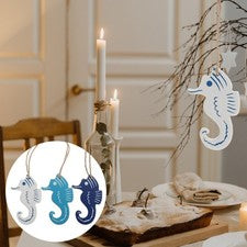 3 Piezas Adorno Estilo Mar Colgante Accesorios Hogar Decoración Pared Mediterránea