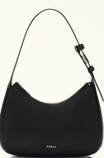 Bolso de cuero de becerro Furla Febe Hobo Sidney para mujer negro precio de venta sugerido por el fabricante $338