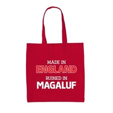 Fabricada en Inglaterra Ruined Magaluf - Lienzo Bolsa - Stag Do Vacaciones