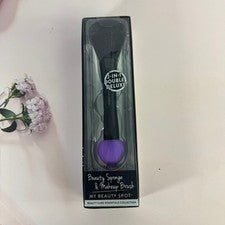 My Beauty Spot Color Rush 2 en 1 Doble Deluxe Cepillo de Maquillaje y Esponja de Belleza NUEVO