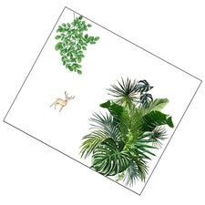 1 Juego de 4 Piezas Pegatinas de Pared Plantas Verdes Estilo Nórdico Calcomanía de Pared Decoración del Hogar