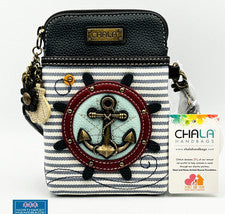 BOLSO BANDOLERA BOLSO CHALA RAYA ANCHOR NÁUTICO OCÉANO PLAYA TELÉFONO CELULAR