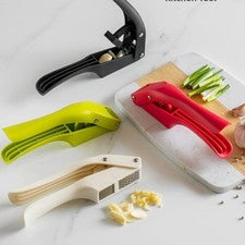 2 in 1 Knoblauchpresse aus und PP - Sicher für den täglichen Küchen