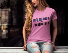 Influencer Trendsetter Camiseta Mujer Camisa Regalo para Ella Verano Camiseta Idea de Regalo