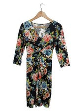 Vestido mujer Yumi talla 40/L estampado floral efecto envolvente multicolor