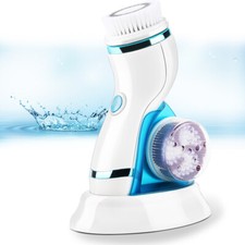 Limpiador facial eléctrico impermeable 4 en 1 cepillo facial masajeador limpiador cuidado de la piel