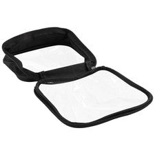 Bolsa organizadora de maquillaje transparente de viaje bolsas de esteticista de PVC transparente Beauty7616