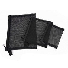 1X (bolsas de malla con cremallera, paquete de 3 (S/M/L), accesorios de maquillaje de belleza 7196