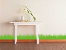 Pegatina de pared para hierba hágalo usted mismo arte de pared decoración del hogar vinilo pegatina de transferencia de 