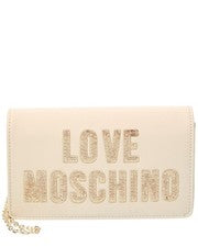 Bolso de hombro Love Moschino para mujer blanco