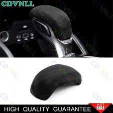 For Chevy Trax 23-2026 Black Suede Central Console Gear Shift Knob Cover Trim 1*