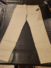 🔥Nuevo con etiquetas Pantalones Michael Kors Para Hombres Tostados Calce Clásico Talla 40/32 CA#45885 RN#111818