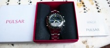 Belle montre analogique digitale hybride SEIKO PULSAR NX14 X001 World Time 100m