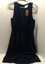 Vestido Everly informal sin mangas alto bajo envolvente acampanado - Para mujer talla S **NUEVO CON ETIQUETAS**