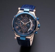 Salvatore Marra Hombres Wire Bisel Cronógrafo Reloj SM18102 Japón Edición Lim...