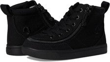 BILLY Calzado Clásico Zapatillas Altas de Encaje - Negro hasta el Suelo - Talla Niño Pequeño
