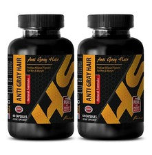 cabello gris - COMPLEJO NATURAL ANTI CANAS - catalasa - 2 Botellas