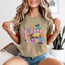 Camiseta gráfica Back to the 90s Nineties Era para mujer cultura retro