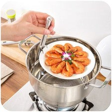 Bowl Grabber Acero Inoxidable Herramienta Antiescaldación para Cocina 72g Ligero