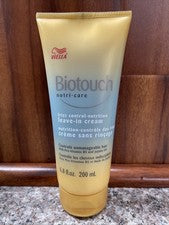 Crema sin enjuague Wella Biotouch Frizz Control-Nutrition 6,8 oz. Descatalogado Difícil de encontrar