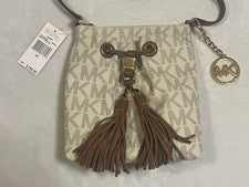 Nuevo Bolso Bandolera de Hombro Cartera Michael Kors Camden Vainilla para Mujer Nuevo con Etiquetas