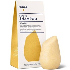 Champú sólido Hibar champú calmante color seguro con aceite de nuez Kukui 3,2 oz