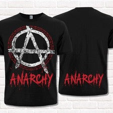 Camiseta Anarchy. F*сk el sistema. Punk's Not Dead. Punk Rock.