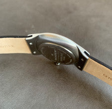Correa de reloj negra adecuada para fijación Skagen con tornillo 14 16 18 20 22 24 mm