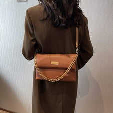 Bolso de mujer simple de cadena de moda de PU