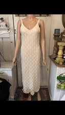 Vestido de punto para mujer diseñado por Freshman talla M en beige