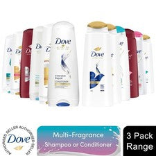 Champú o acondicionador reparador intensivo Dove Nutritive Solutions, paquete de 3
