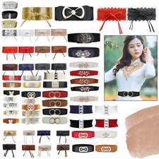 Mujeres Damas Cinturón Elástico para Moda Vestido Fiesta Vestido Ropa Informal