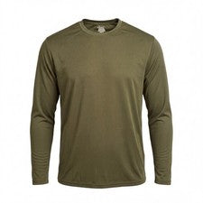 Camiseta Manga Larga Rendimiento Marino y Estilo Militar - 100% Poliéster - Nueva