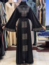 Vestido de moda para mujer Abaya