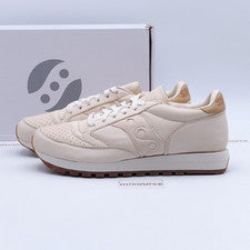 Zapatillas Hombre Talla 11 Saucony Jazz 81 Cuero Tostado Vegetal S70572-1 Beige/Vainilla