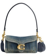 Bolso de Hombro COACH Tabby Pequeño Algodón Regenerativo Denim 20 CCX33 B4YMW INDIGO