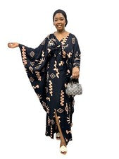 Mujer Moderno Inspirado en África Moda Algodón Todo el Día Ocasión Fiesta Talla Única