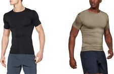 Camiseta táctica de compresión de manga corta Under Armour HeatGear para hombre