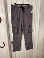Pantalones cargo Aeropostale utilitarios con cordón estilo jogger para hombre talla mediana