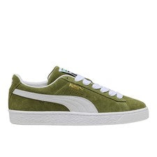 Zapatillas informales PUMA de gamuza clásicas con cordones verdes para hombre 39978136