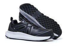 Zapatos para tripulaciones Unisex 75659 Colly Safety Trainer Zapato en Negro - Resistente al deslizamiento