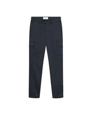 Pantalones de traje cargo de algodón Les Deux Como, estilo # LDM510126, talla 34/30, azul marino oscuro