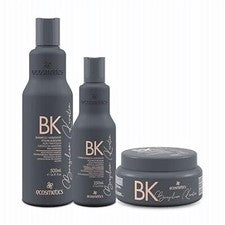 Kit de mantenimiento capilar de queratina brasileña Ecosmetics - 3 pasos