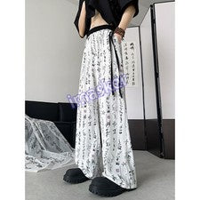 Nuevo Para hombres Verano Moda Informal Suelto Genial Pantalones Fiesta Punk Rock Pantalones